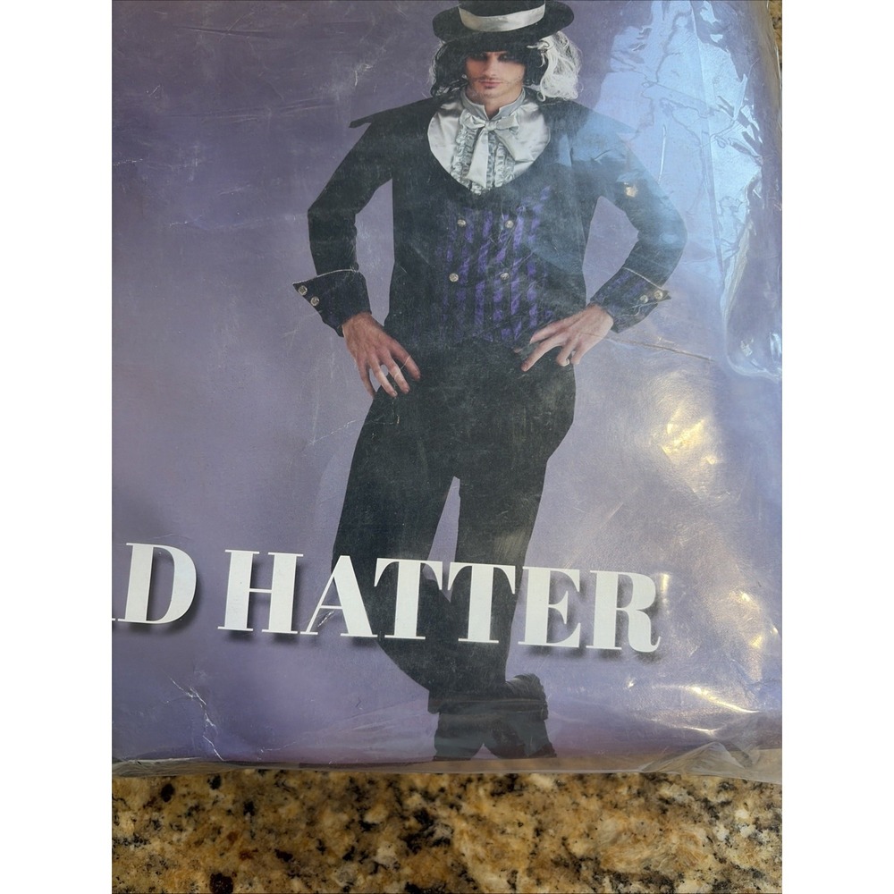 Hauntlook Dark Mad Hatter Dress Up Halloween Costume‎ Adult Mens Medium NEW NWT - Picture 4 of 9